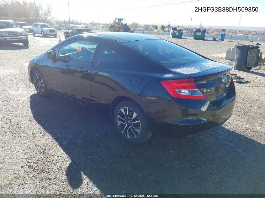 2HGFG3B88DH509850 2013 Honda Civic Ex