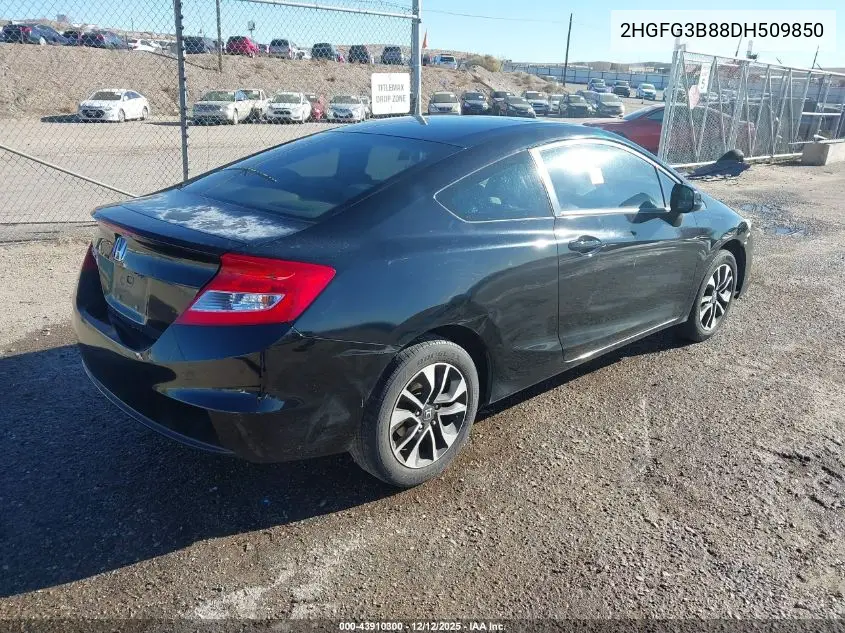 2HGFG3B88DH509850 2013 Honda Civic Ex