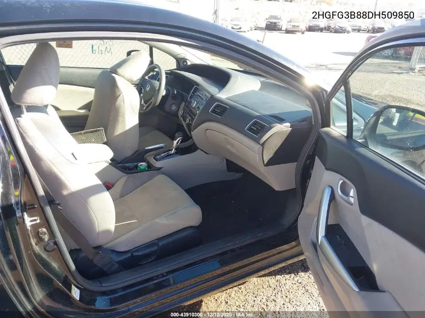 2HGFG3B88DH509850 2013 Honda Civic Ex