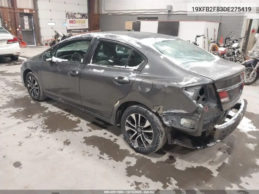 19XFB2F83DE275419 2013 Honda Civic Ex