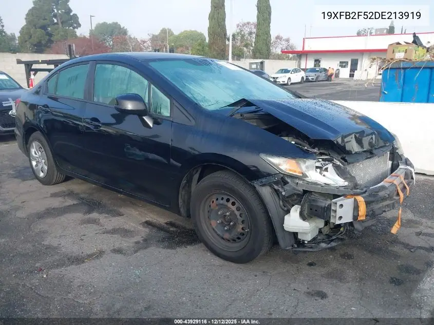 19XFB2F52DE213919 2013 Honda Civic Lx
