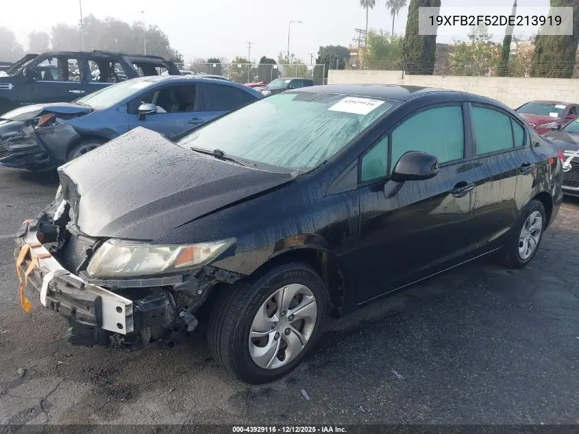 19XFB2F52DE213919 2013 Honda Civic Lx