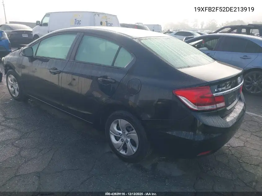 19XFB2F52DE213919 2013 Honda Civic Lx