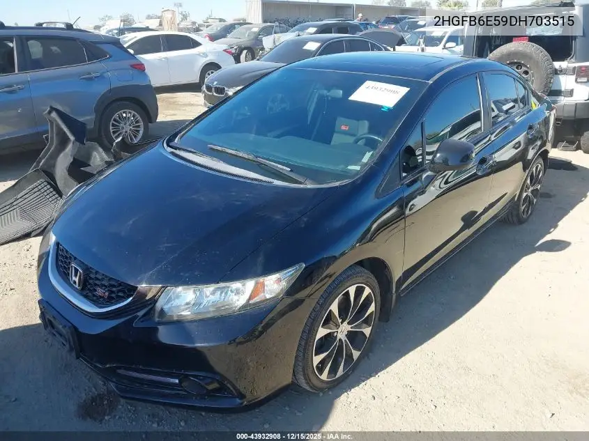 2HGFB6E59DH703515 2013 Honda Civic Si