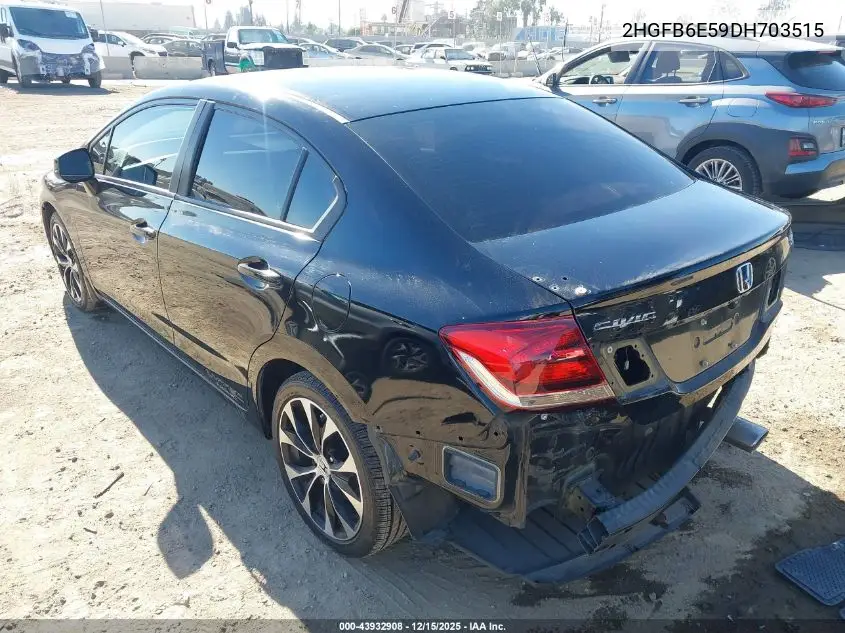 2HGFB6E59DH703515 2013 Honda Civic Si