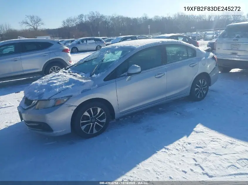 19XFB2F83DE245272 2013 Honda Civic Ex