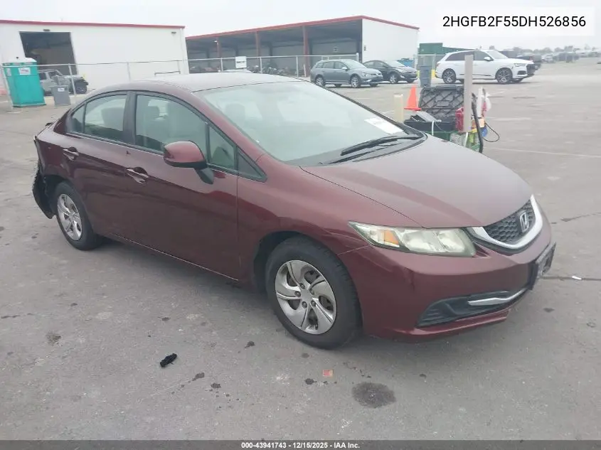 2HGFB2F55DH526856 2013 Honda Civic Lx