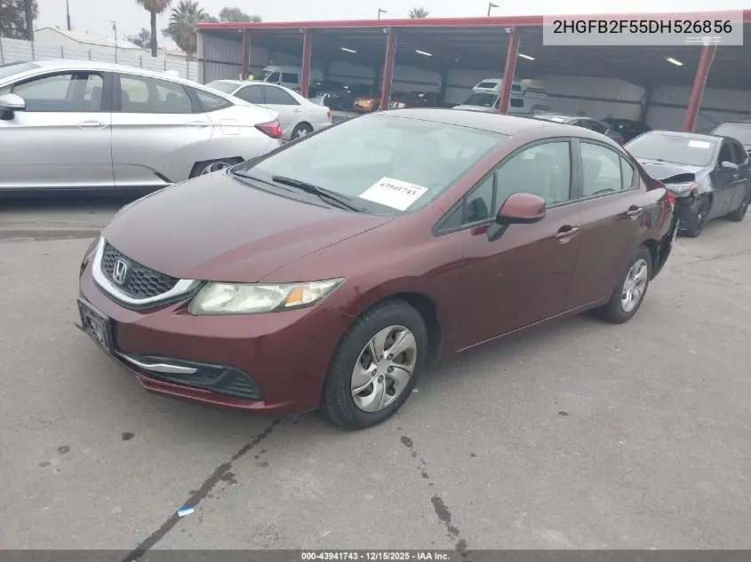 2HGFB2F55DH526856 2013 Honda Civic Lx