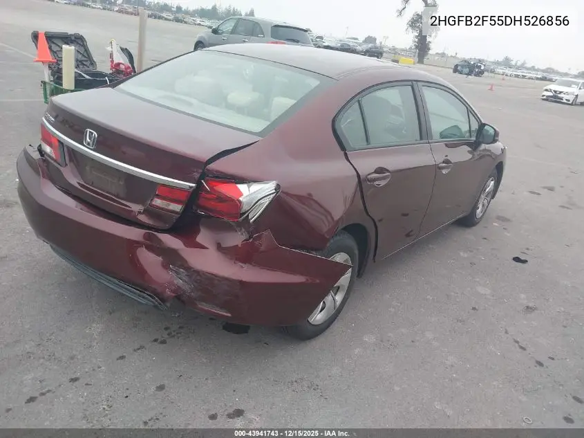 2HGFB2F55DH526856 2013 Honda Civic Lx