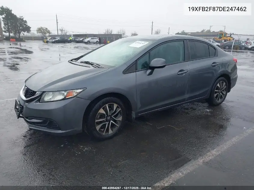 19XFB2F87DE247462 2013 Honda Civic Ex