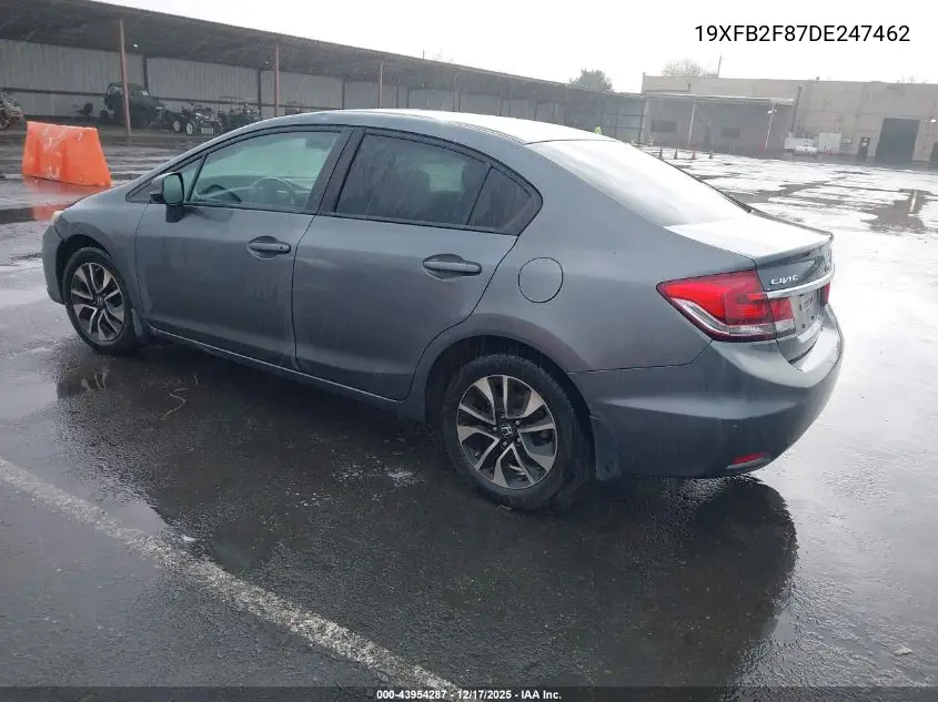 19XFB2F87DE247462 2013 Honda Civic Ex