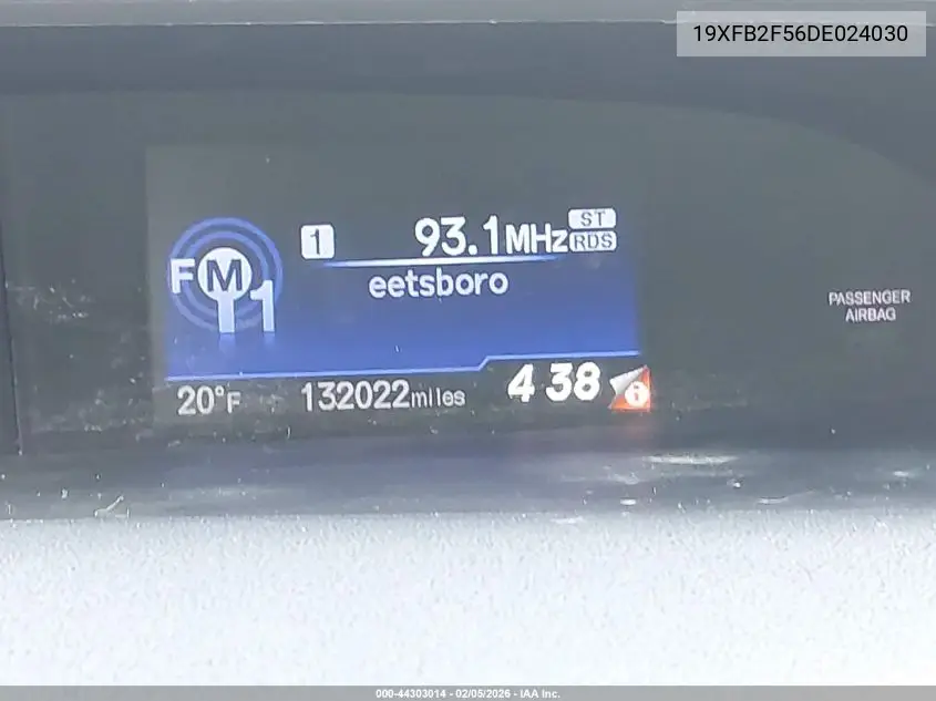 19XFB2F56DE024030 2013 Honda Civic Lx