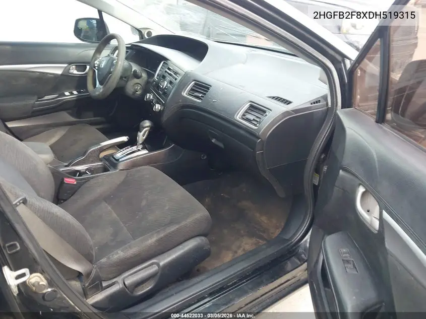 2HGFB2F8XDH519315 2013 Honda Civic Ex