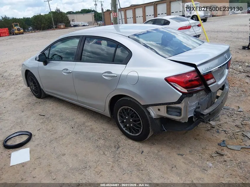 19XFB2F50DE239130 2013 Honda Civic Lx