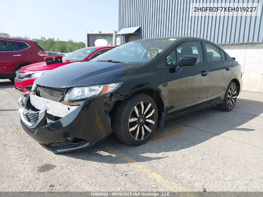 2HGFB2F7XEH019227 2014 Honda Civic
