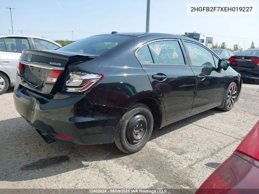 2HGFB2F7XEH019227 2014 Honda Civic
