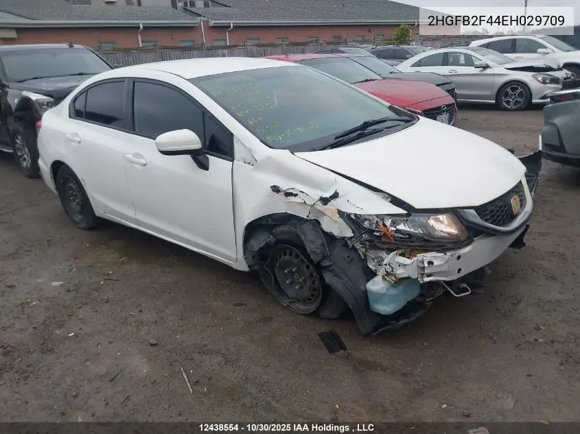 2HGFB2F44EH029709 2014 Honda Civic Lx