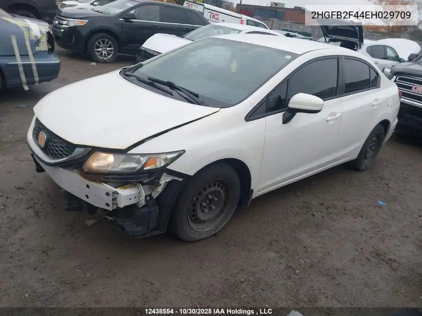 2HGFB2F44EH029709 2014 Honda Civic Lx