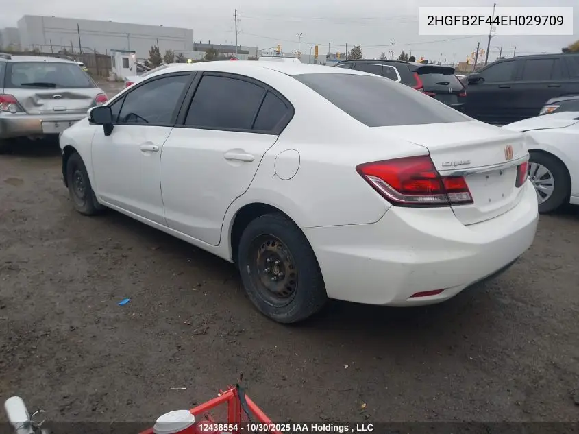 2HGFB2F44EH029709 2014 Honda Civic Lx