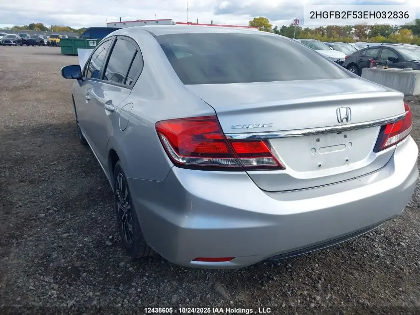 2HGFB2F53EH032836 2014 Honda Civic Lx