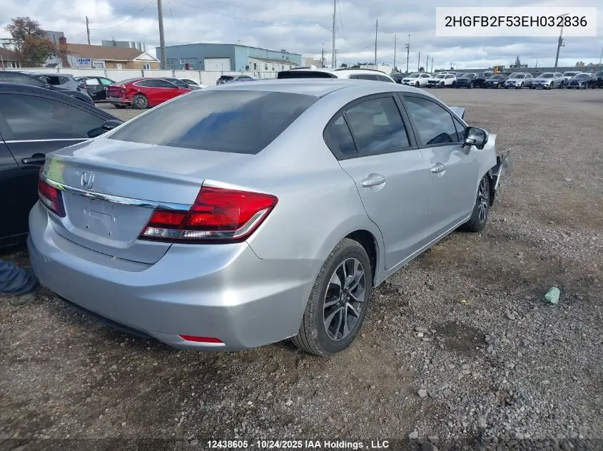 2HGFB2F53EH032836 2014 Honda Civic Lx