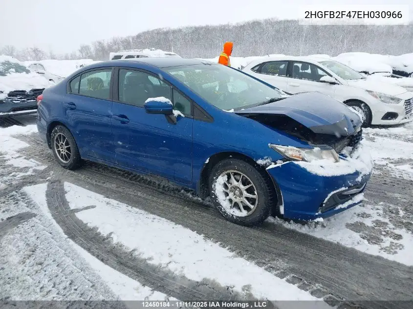 2HGFB2F47EH030966 2014 Honda Civic Lx