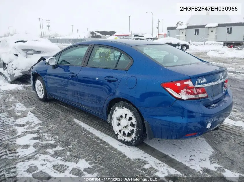 2HGFB2F47EH030966 2014 Honda Civic Lx