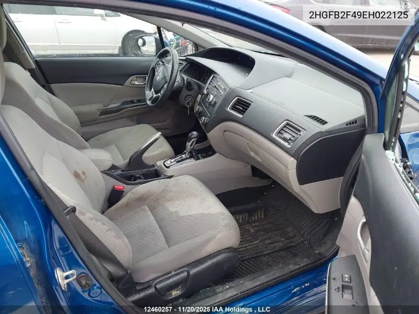 2HGFB2F49EH022125 2014 Honda Civic