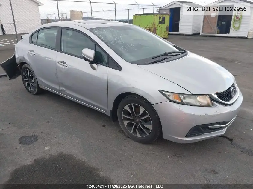 2HGFB2F59EH029956 2014 Honda Civic Ex