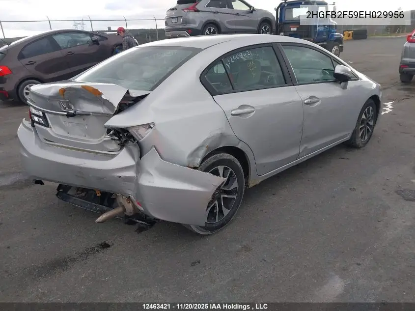 2HGFB2F59EH029956 2014 Honda Civic Ex