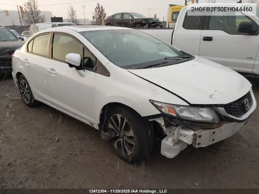 2HGFB2F50EH044460 2014 Honda Civic Lx