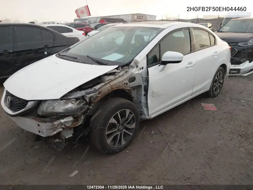 2HGFB2F50EH044460 2014 Honda Civic Lx