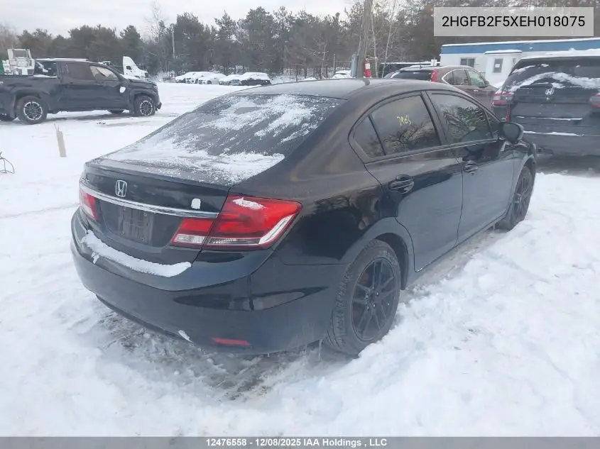 2HGFB2F5XEH018075 2014 Honda Civic Ex 4Dr