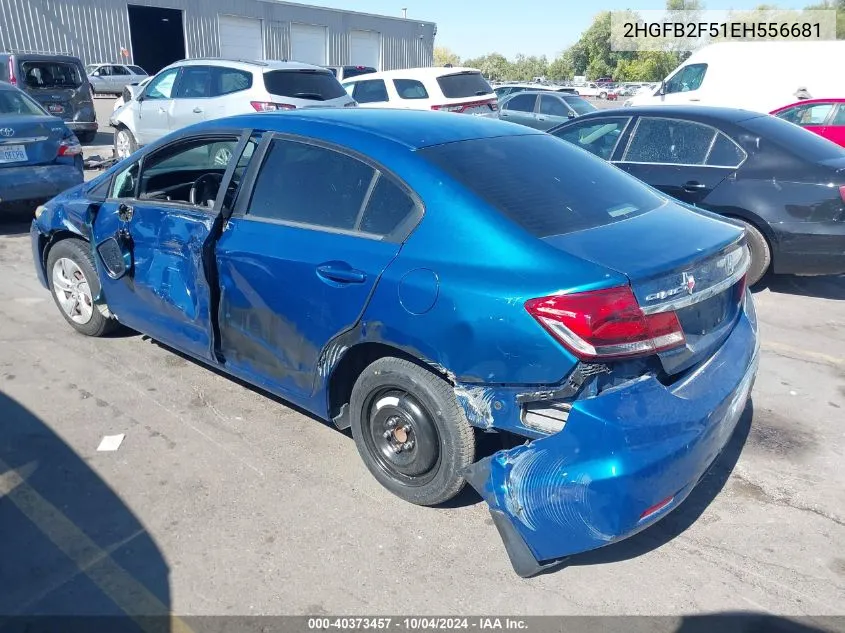 2HGFB2F51EH556681 2014 Honda Civic Lx