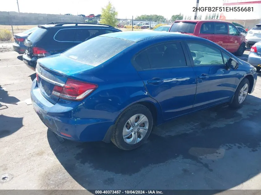 2HGFB2F51EH556681 2014 Honda Civic Lx