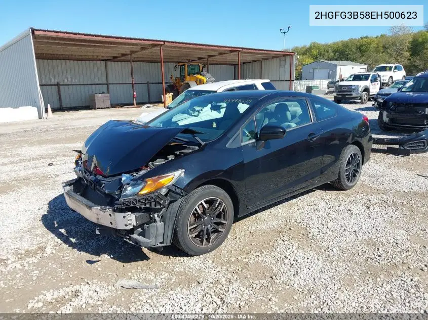 2HGFG3B58EH500623 2014 Honda Civic Lx