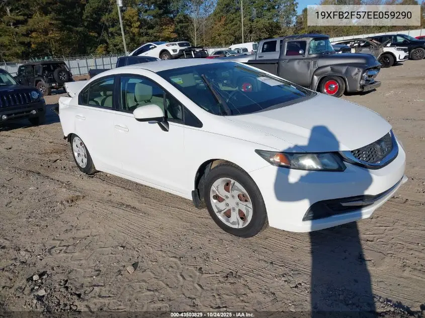 19XFB2F57EE059290 2014 Honda Civic Lx