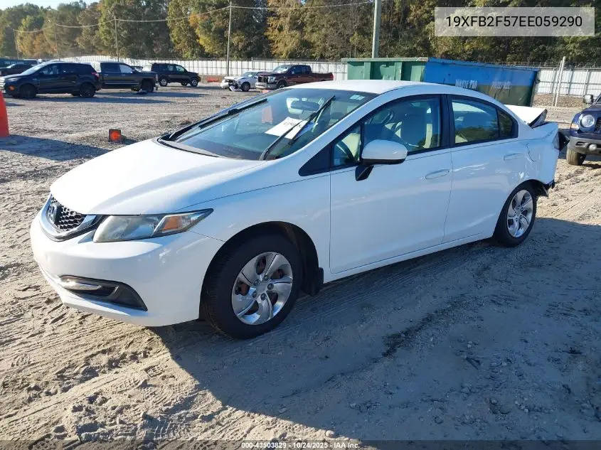 19XFB2F57EE059290 2014 Honda Civic Lx