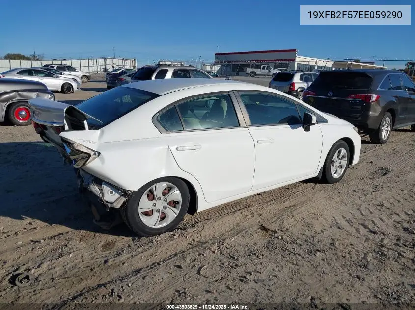 19XFB2F57EE059290 2014 Honda Civic Lx