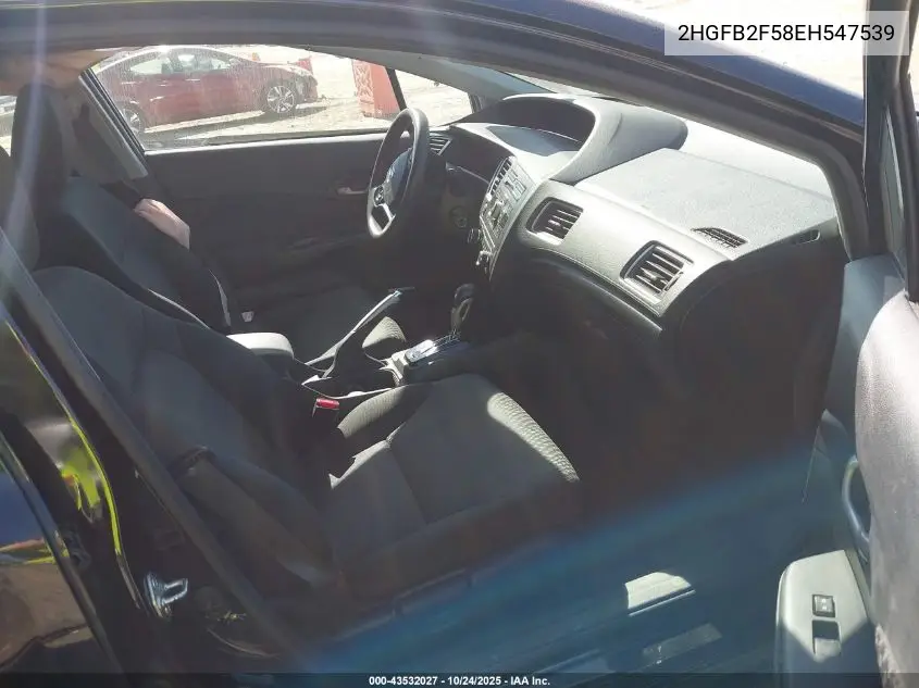 2HGFB2F58EH547539 2014 Honda Civic Lx