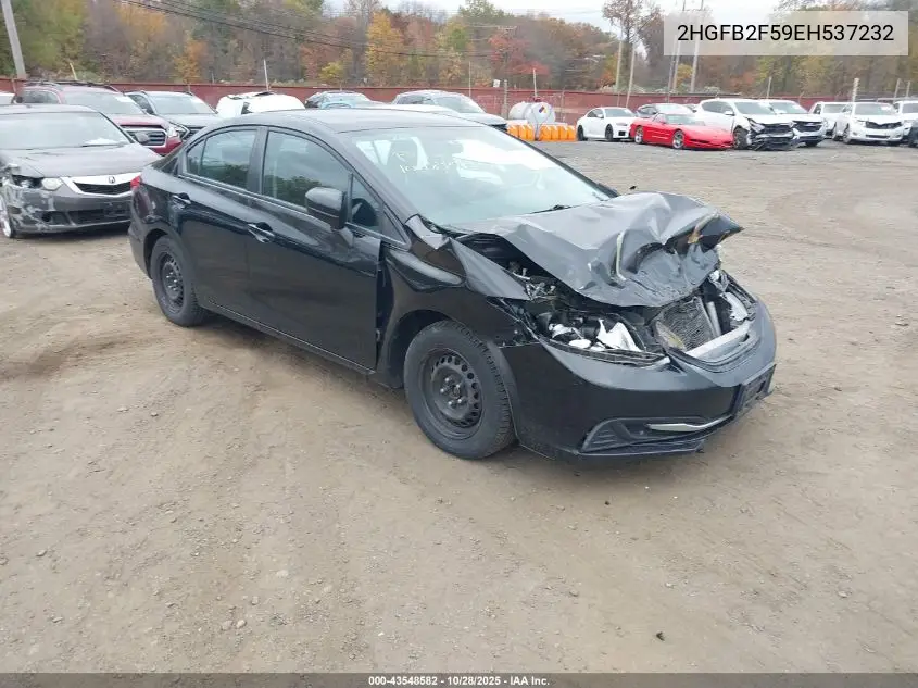 2HGFB2F59EH537232 2014 Honda Civic Lx