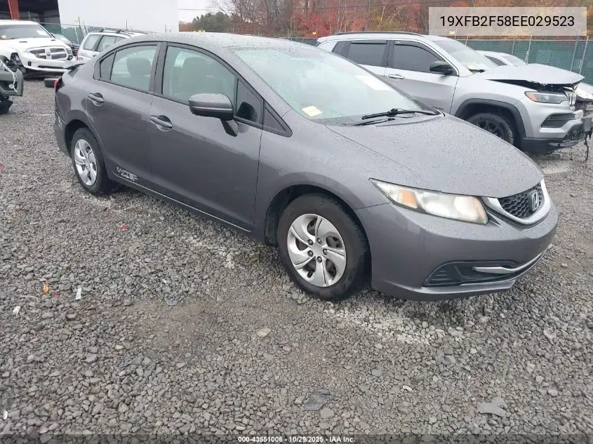 19XFB2F58EE029523 2014 Honda Civic Lx