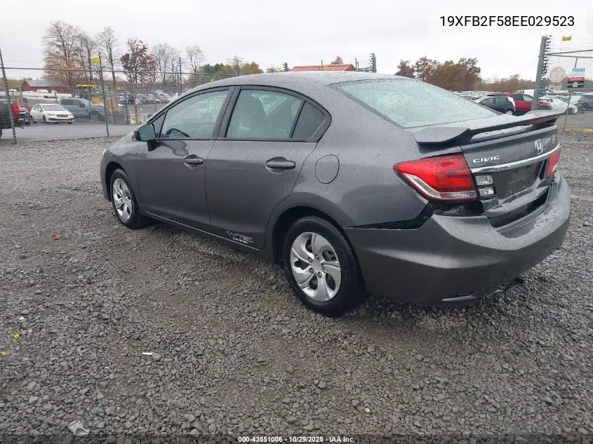19XFB2F58EE029523 2014 Honda Civic Lx