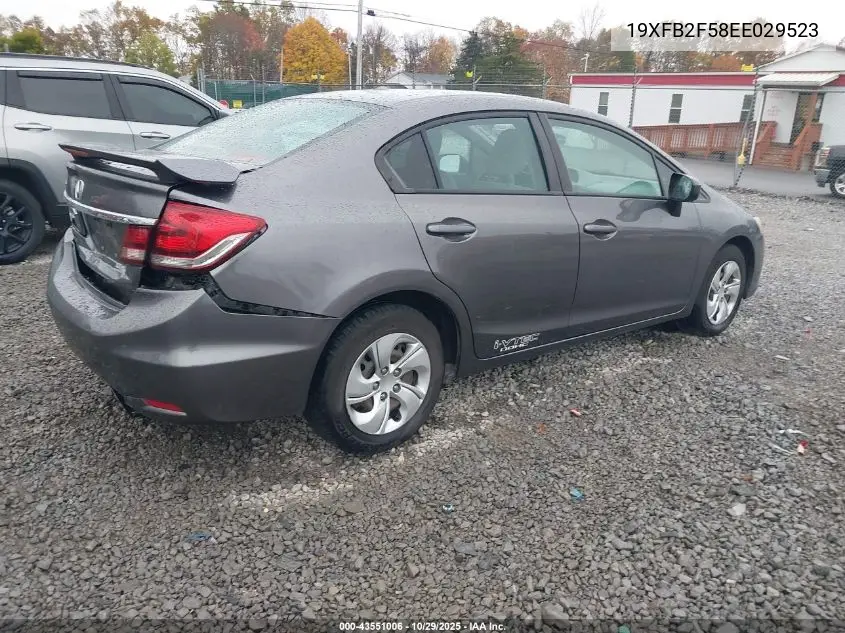 19XFB2F58EE029523 2014 Honda Civic Lx