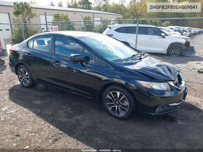 2HGFB2F80EH509541 2014 Honda Civic Ex