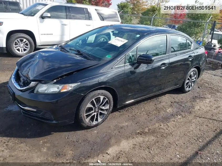 2HGFB2F80EH509541 2014 Honda Civic Ex