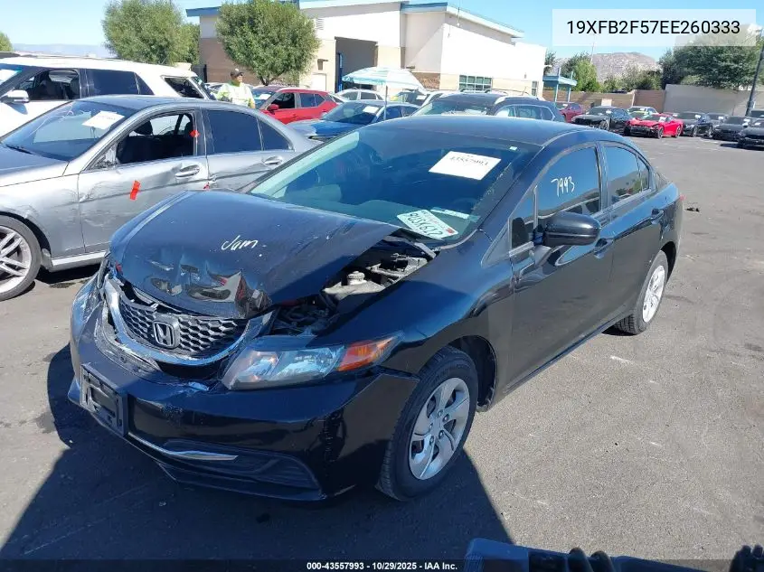 19XFB2F57EE260333 2014 Honda Civic Lx