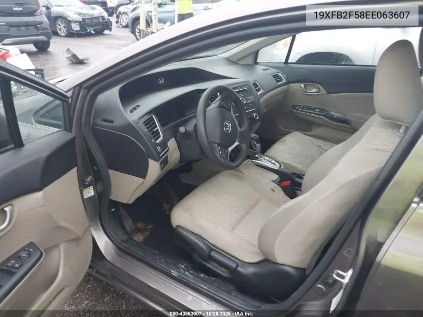 19XFB2F58EE063607 2014 Honda Civic Lx