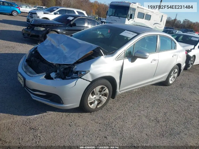 19XFB2F54EE231484 2014 Honda Civic Lx