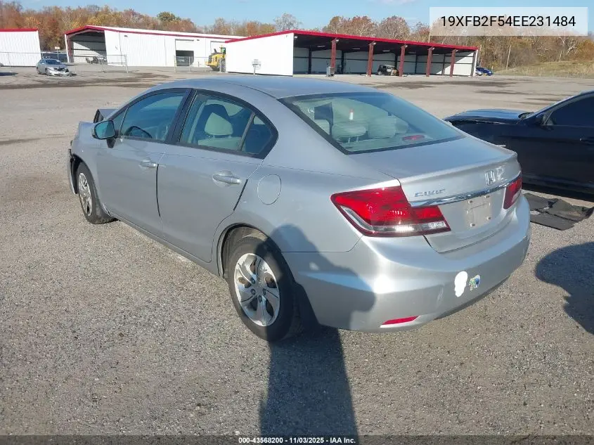 19XFB2F54EE231484 2014 Honda Civic Lx